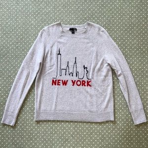 Aqua Cashmere New York Sweater